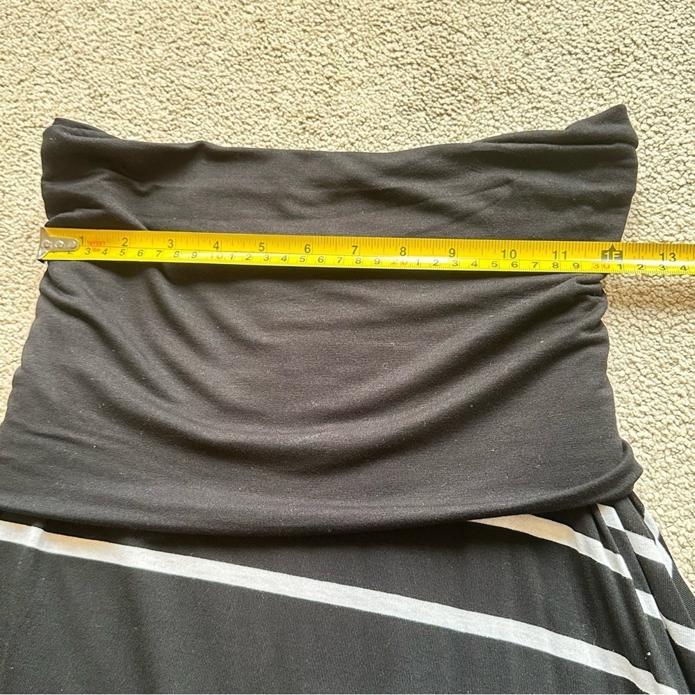 INC Black and White Striped Skirt Size S - Picture 5 of 6
